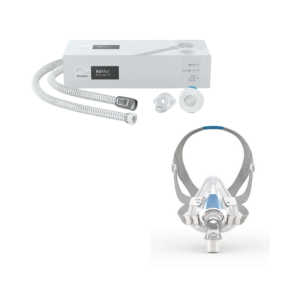 Kit Air Mini F20 (paquete de inicio) Incluye: Tubo CPAP airmini, codo máscara F20 y 1 Humidx F20 No incluye la máscara